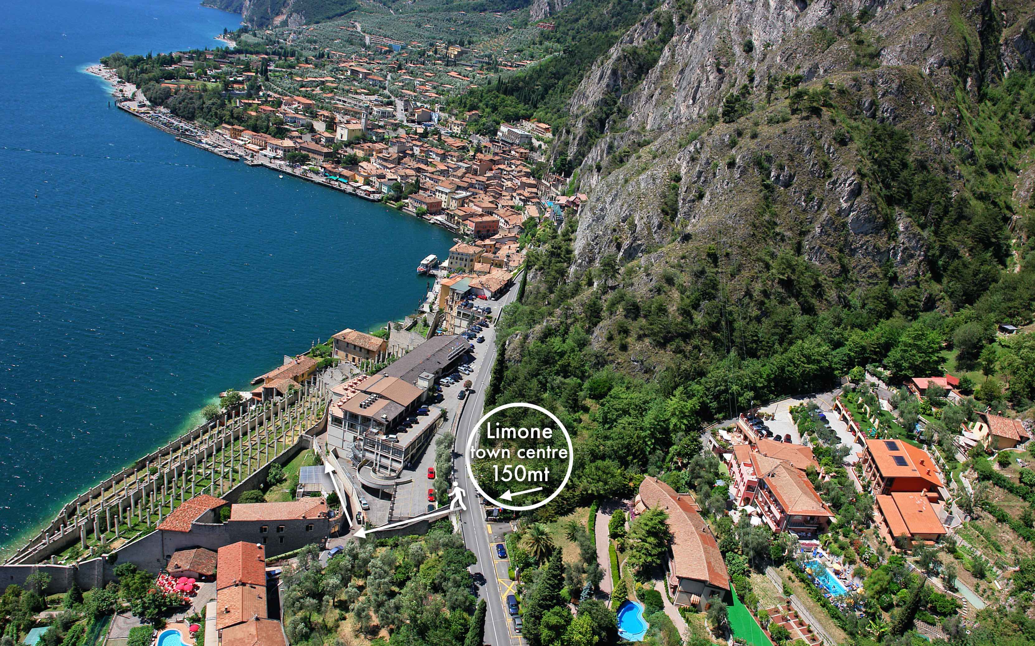 Map Lake Garda Limone Italy